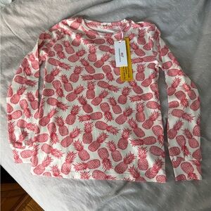 Vineyard Vines Red Pineapple Print Shirt